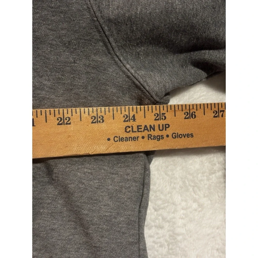 Nike University of Georgia Bulldogs Gray Sweatshirt Large 1/4 Zip Hoodie Logo‎